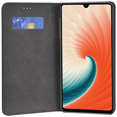 Custodia Folio Per Huawei Mate 20 Con Funzione Supporto E Portacarte, Nero - Foto 2