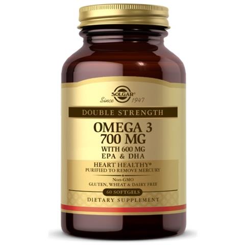 Omega-3 A Doppia Forza 700 Mg 60 Capsule Molli Solgar - Foto 1