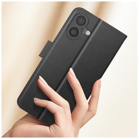 Custodia Per Iphone 16 Copertina Portafoglio Supporto Video - Foto 5