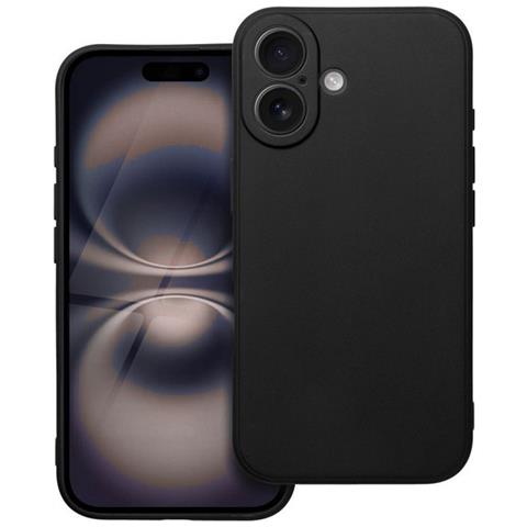 Matt Custodia Protettiva In Tpu Silicone Cover Case Per Apple Iphone 16 Plus Black - Foto 1
