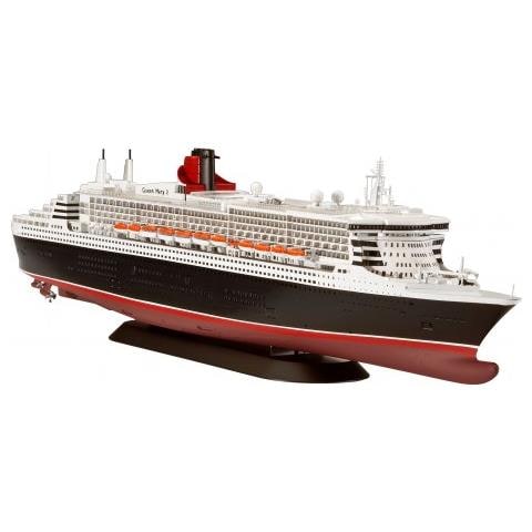 Queen Mary 2 Modello di nave passeggeri Kit di montaggio 1:700 - Foto 1