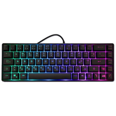 mini TM065 tastiera USB QWERTY Spagnolo Nero - Foto 1