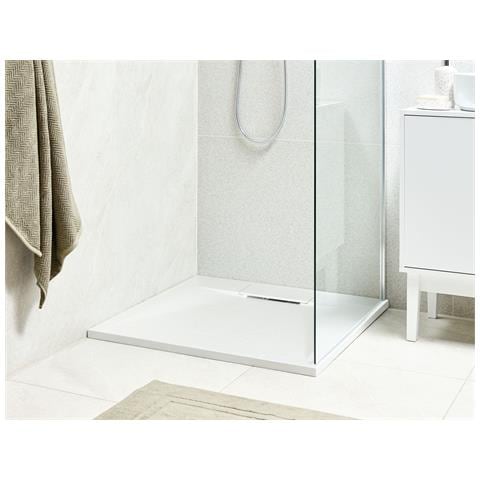 Piatto Doccia Azzurro 80 X 80 X 3 Cm Bianco - Foto 1