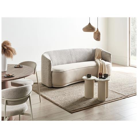 3 Posti Roset Tessuto Beige Chiaro - Foto 1