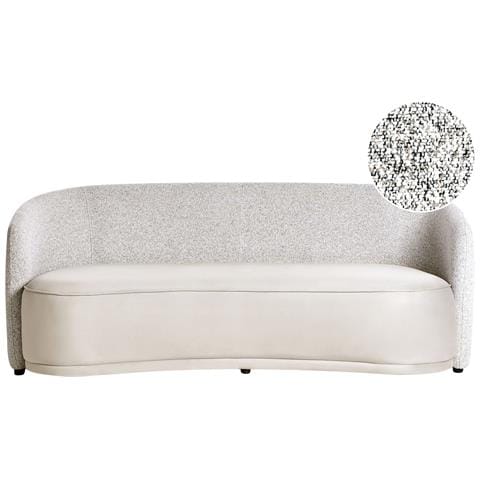 3 Posti Roset Tessuto Beige Chiaro - Foto 2