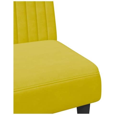 Set di Divani 2 pz Giallo in Velluto - Foto 9