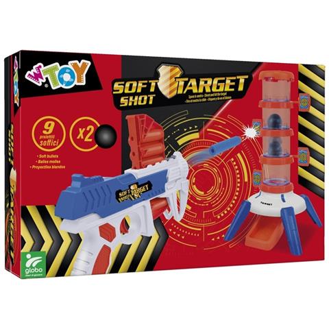 Pistola Con 9 Proiettili Soff E Bersaglio - Foto 1