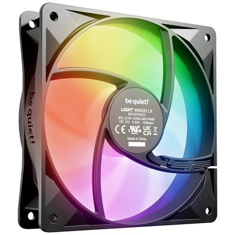 Ventola di Raffreddamento Light Wings LX PWM Reverse 12 cm per Case e Sistemi PC - Foto 4