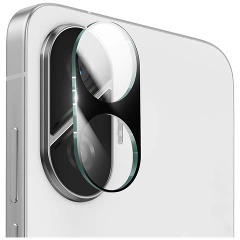 Protezione Fotocamera In Vetro Temperato Per Iphone 16 Doppia Lente, Trasparente - Foto 1
