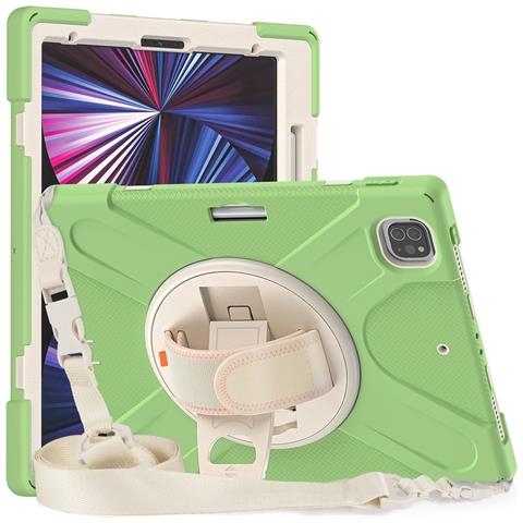 Custodia Per Ipad Mini 6 8.3"" Con Supporto E Tracolla Verde - Foto 2