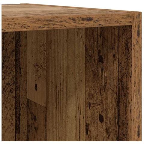 Mobile TV 2 pcs Marrone 37 x 35 x 37 cm Legno multistrato - Foto 9