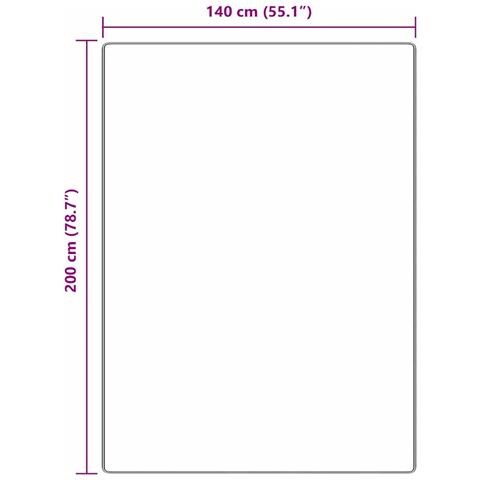 Tappeto Marrone 140 x 200 cm Polipropilene - Foto 8