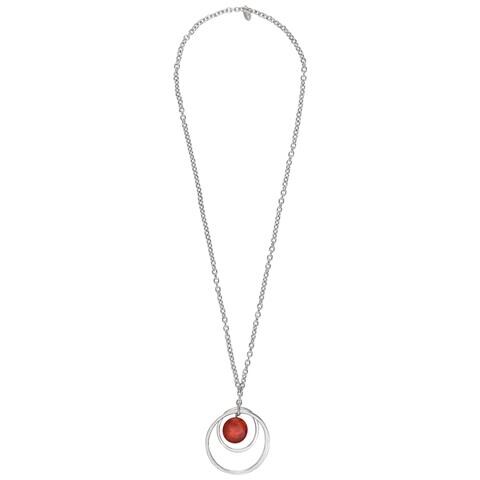 Collana Lunga Agatha Placcata Argento Redorbit - Foto 1