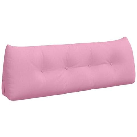 Cuscino per Schiena Rosa 140 x 24 x 50 cm Tessuto - Foto 1
