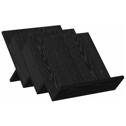 Scaffale per riviste Rovere Nero 53 x 40 x 28.5 cm - Foto 1