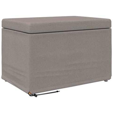 Pouf Talpa 61 x 41 x 40 cm Tessuto e Legno Ingegnerizzato - Foto 1