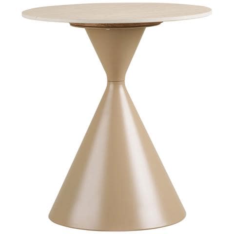 Tavolino Annecy-beige-ceramica-50x50x56 Cm - Foto 2