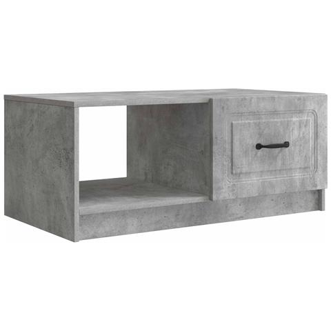 Tavolino da salotto Grigio Cemento 90 x 50 x 37 cm - Foto 1
