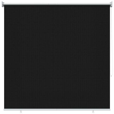 Tenda a Rullo Esterno Blocco UV 90% Nero 140 x 140 cm HDPE - Foto 1