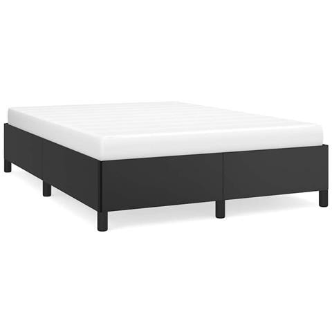 Struttura letto senza Materasso Nera 152x203 cm matrimoniale in Similpelle - Foto 1