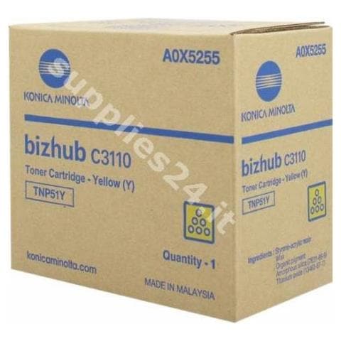toner giallo tnp-51y per bizhub c3110 - Foto 2