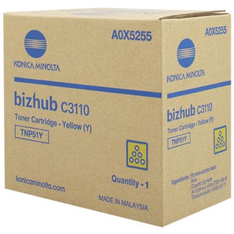 toner giallo tnp-51y per bizhub c3110 - Foto 3