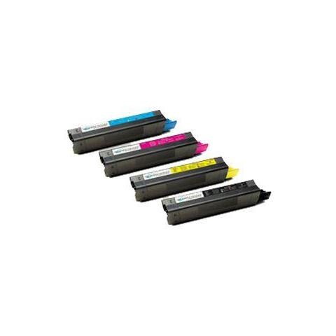 TONER RIGENERATO -  C3100 Giallo Per Oki C3100 C3200 C5100N C5200N C5300 C5400 42127405 3.000 Pagine - Foto 1