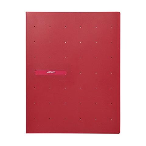 pz. 1 Portalistino Matrix 22x30 40P PP rosso 400083551 - Foto 1