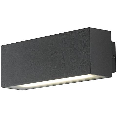 LED-W-AGERA-180 - Applique Moderna Alluminio Nera Luce Sopra e Sotto Led 16 watt Luce Naturale - Foto 1