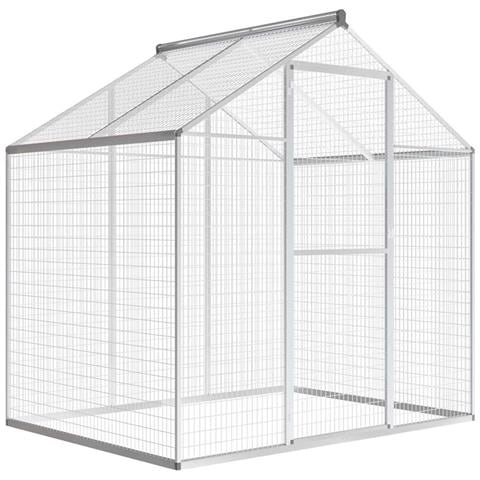 Voliera da Giardino in Alluminio 178x122x194 cm - Foto 1