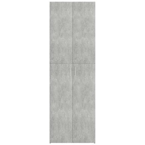Armadio da Ufficio Grigio Cemento 60x32x190cm Legno Multistrato - Foto 9
