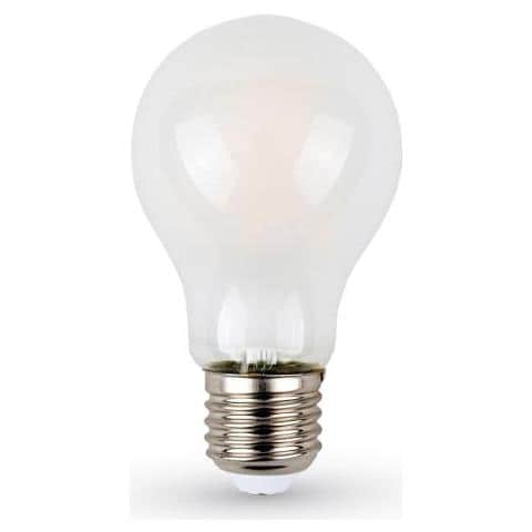 V-tac Vt-2047 Lampadina Led Bulbo 7w Filamento Vetro Smerigliato E27 A60 Bianco Caldo 2700k - Sku 71811 - Foto 1