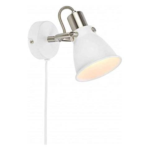 Applique Da Parete Alton Bianco 1 Lampadina - Foto 1