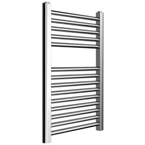 Termoarredo Bagno Scaldasalviette Acciaio Radiatore Calorifero Termosifone Cromo Cromato *** Misure : H680xl450xi400 14 Tubi - Foto 2