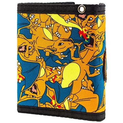 Portafoglio Charizard No. 6 Fuoco Arancione Coin Scheda Tri-fold - Foto 3
