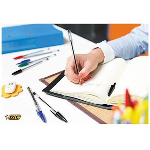 Cristal Originale E Confortevole Penne A Sfera Punta Media (10 Mm) - Colori Assortiti Confezione Da 8 2 (10 Totale)  - Foto 4