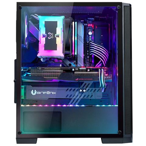 Case Nova Mesh SE TG Middle Tower ATX / micro ATX / Mini-ITX 2 Porte USB 3.0 Colore Nero (Finestrato) - Foto 4