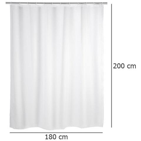Tenda Da Doccia, Peva, Colore Bianco, 180x200 Cm, - Foto 3