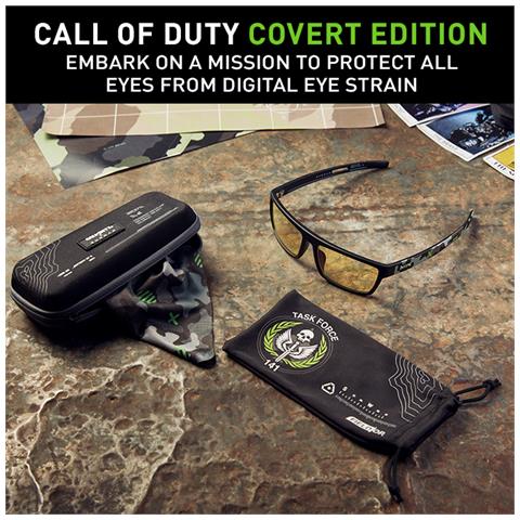 Occhiali Videogiochi E Computer | Modello: Call Of Duty Tactical Edition - Tinta De Lenti: Ambra (blocca 65% Luce Blu E 100% Uv Luce) | Luce Blu Bloccanti | Lente Brevettata - Foto 1