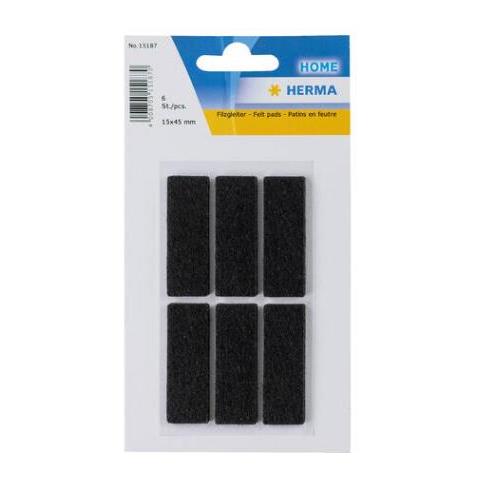 15187 Etichetta Autoadesiva Rettangolo Nero 6 Pz - Foto 1