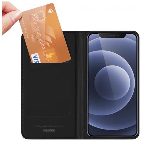 2102 Custodia Per Cellulare 17 Cm (6.7"") Custodia A Libro Nero - Foto 3