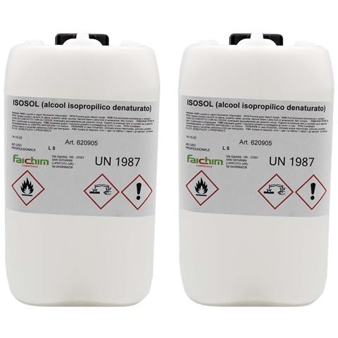 Alcool Isopropilico Isopropanolo 5l X2 Litri Pulizia Ossido Ultrasuoni Puro 97% - Foto 1