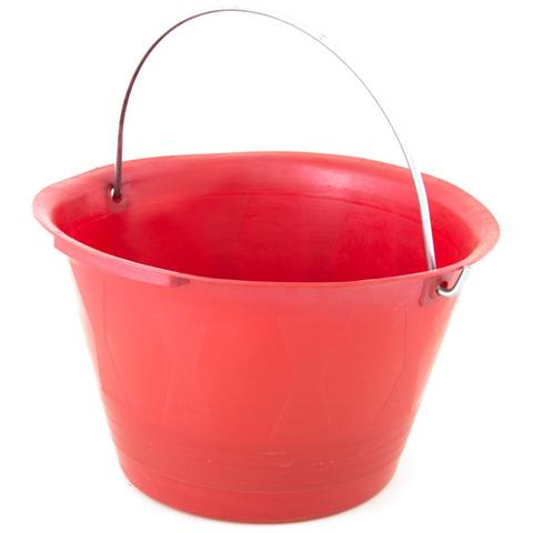 Australian Secchio Rosso In Plastica Per Muratore - Foto 1