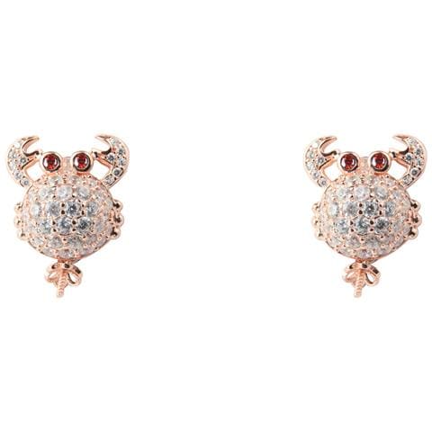 Gioielli Jla-ear-crab2. Orecchini, Colore Bianco Rosa. Donna. - In ordine - Foto 2