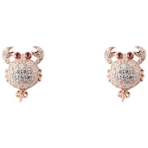 Gioielli Jla-ear-crab2. Orecchini, Colore Bianco Rosa. Donna. - In ordine - Foto 4