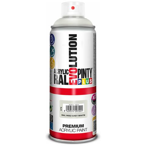 Vernice Spray Pintyplus Evolution Ral 9002 Bianco /grigio 400 Ml - Foto 1