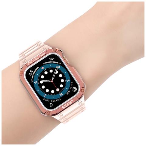 Cinturino Per Apple Watch 38/40/41mm In Tpu Integral Ultimate, Rosa - Foto 6