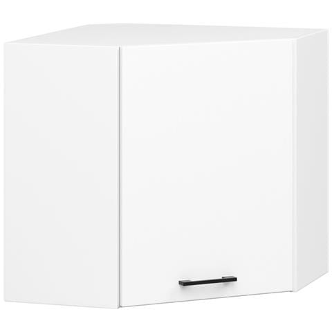 Mobile da cucina pensile ad angolo OLIWIA, 1 anta, 60x30x58 cm, Colore Bianco - Foto 1