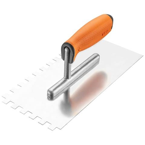 Cazzuola Con Denti, 270 X 128 Mm, Dente 10 X 10 X 10 Mm, Manico Bimateriale - Foto 1
