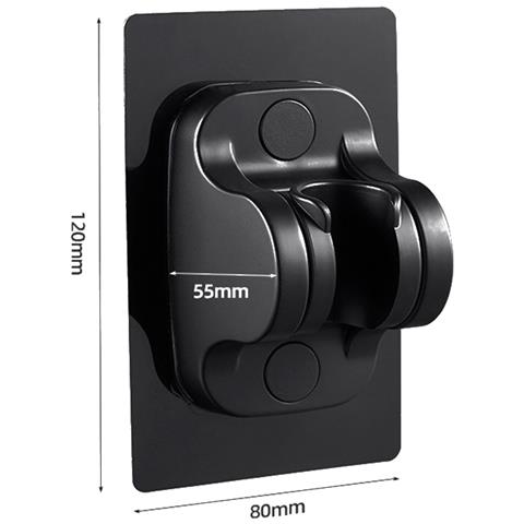 Supporto Per Soffione Doccia Regolabile Senza Foratura - Foto 1